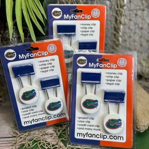 NIP 3 PKs University of Florida Gators Football Official Seal Clips BUNDLE Lot
